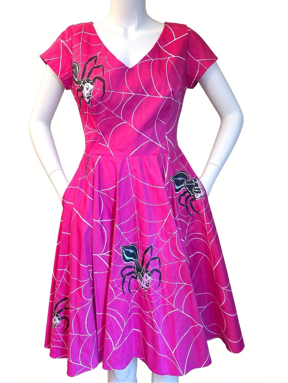 Vixen Micheline Pitt Pinky Spider a dress Size 2X NWT